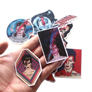 12 David Bowie 70s Ziggy Stardust Decal Stickers Set